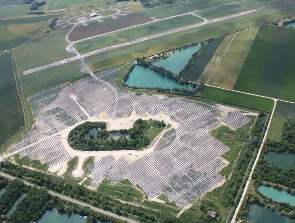 Centrale photovoltaïque de Lassicourt (Aube).