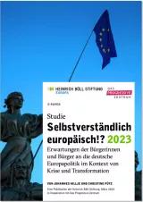 Photo de la couverture de l'étude: "Européen bien entendu" de la Fondation Heinrich Böll